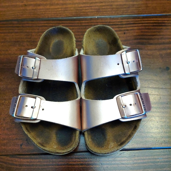 Birkenstock Other - Birkenstock Rose Gold Toddler Size 26